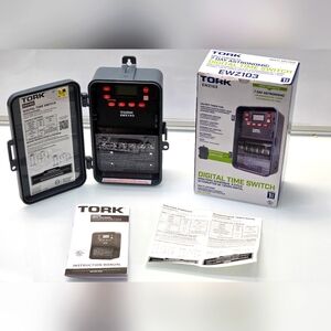 TORK 30 -Amps 120/277-volt Indoor Programmable Countdown Digital Lighting Timer